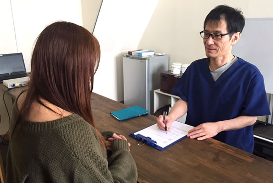 徹底的なカウンセリング